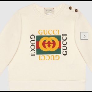 Baby Gucci Sweater with Gucci logo
